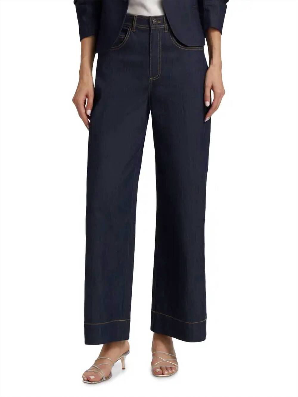 NEW CINQ A SEPT betsy stretch-denim flare jeans in indigo